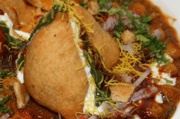Special Chole Samosa