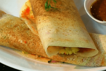 Schezwan Paneer Masala Dosa